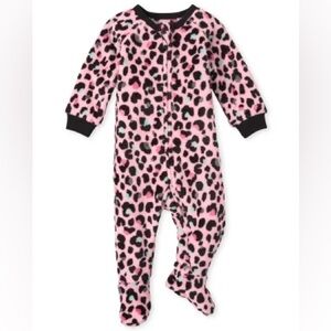 Leopard Fleece Sleeper